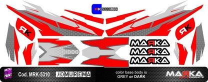 MARKA 5300 Series DECAL SETS for the Joeurema GT1 Bodies