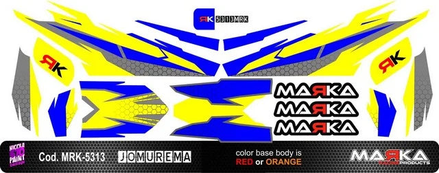 MARKA 5300 Series DECAL SETS for the Joeurema GT1 Bodies