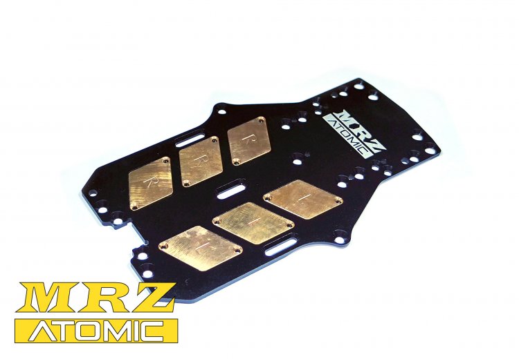 MRZ-UP29 CHASSIS, Aluminum With 3 Pair Brass Weights