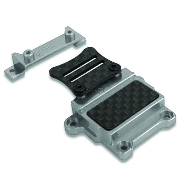 NX SERVO COVER & DAMPER BRIDGE for PN 2.5 Chassis Anodized