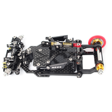 Load image into Gallery viewer, NX-300 CHASSIS, SPECTER, Carbon fiber Chassis &amp; Motor Plate with NX-126 Differential
