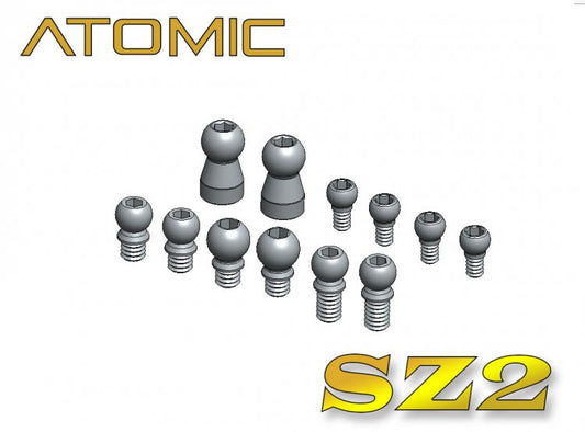 SZ2-20 KNUCKLE BALL STUDS & BALL HEAD SET