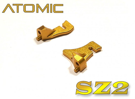 SZ2-UP18 BODY MOUNTS, Side, aluminum (1) pair GOLD