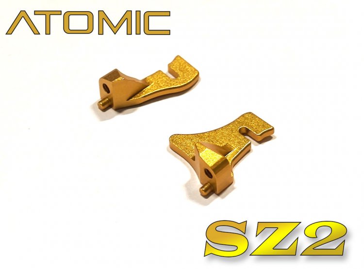 SZ2-UP18 BODY MOUNTS, Side, aluminum (1) pair GOLD