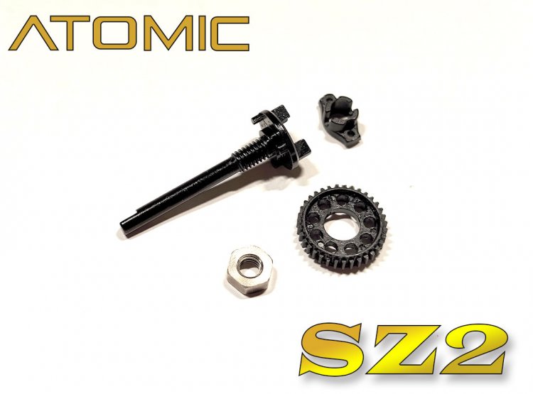 SZ2-UP19 AXLE, CENTER, Diff eliminator SOLID