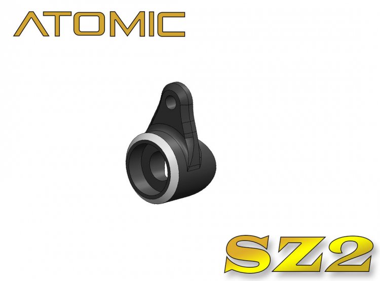 SZ2-UP02 HORN, Servo, Aluminum servo saver BLACK
